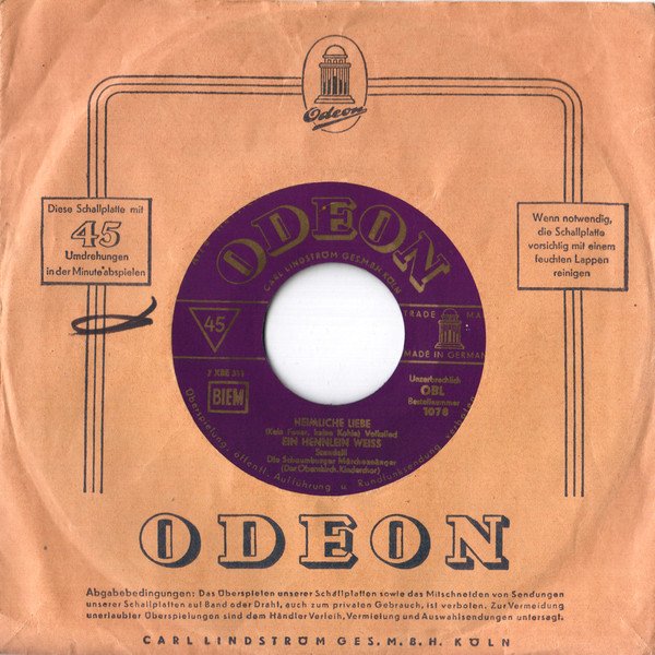 Schaumburger Märchensänger / Heimliche Liebe 7″